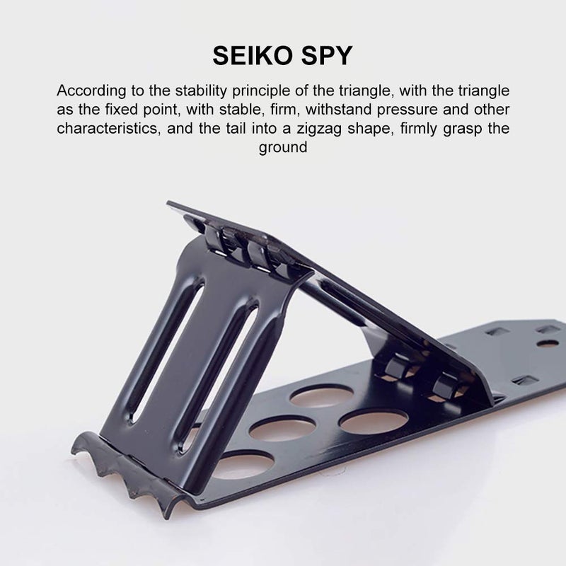 YOKOKO 2 PCS Wheel Chocks, Heavy Duty Metal Wheel Chock Blocks Foldable Tire Stoppers for Automotive, Car, SUV, Trailer, RV, Trucks & Camper - Image 4